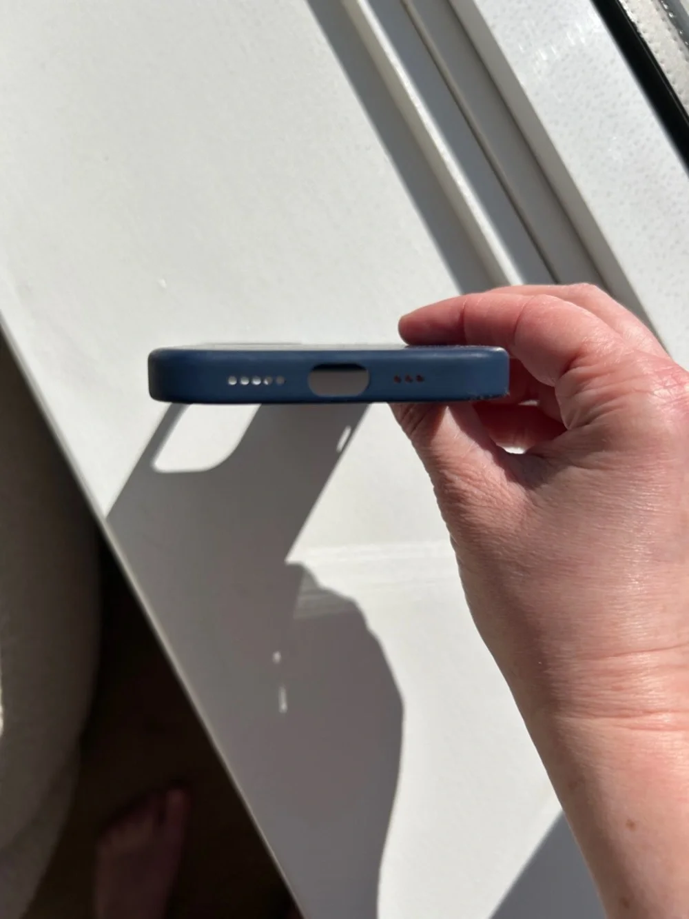 Apple Silicone iPhone Case - Deep Blue